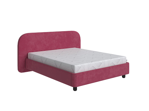 Розовая кровать Sten Bro - Симметричная мягкая кровать.