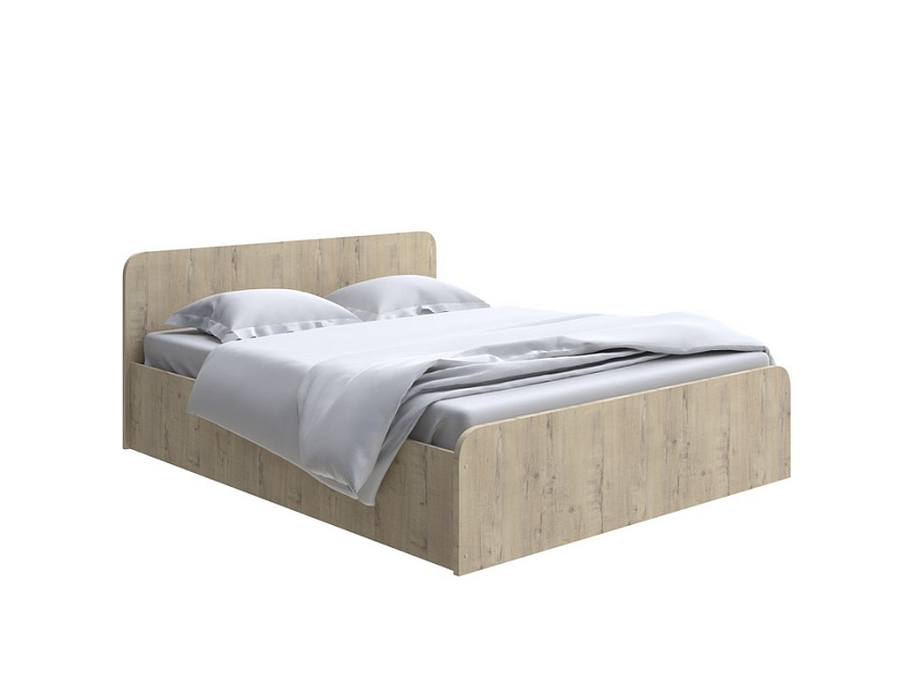 Кровать Way Plus с подъемным механизмом 160x200 ЛДСП Бунратти - Кровать в эко-стиле с глубоким бельевым ящиком