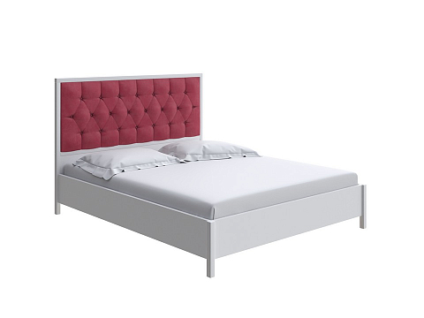 Красная кровать Vester Lite - Современная кровать со встроенным основанием