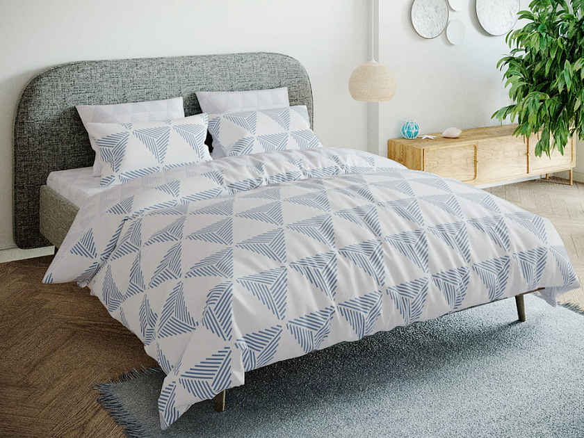 Комплект Lagom 9013 - Комплект постельного белья с геометрическим принтом.