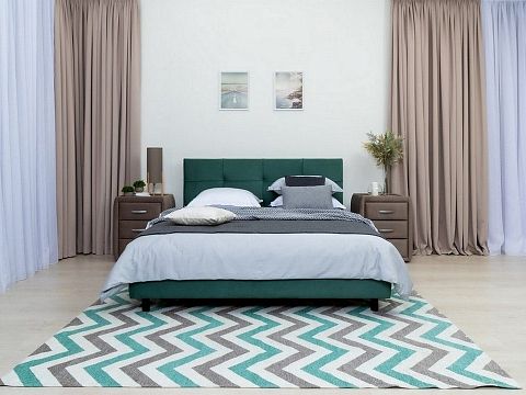 Кровать 120х200 Next Life 1 - Современная кровать в стиле минимализм с декоративной строчкой