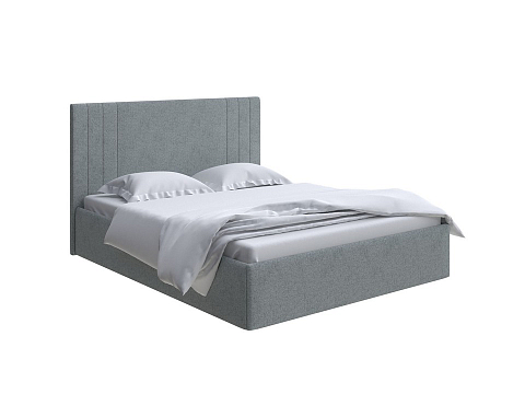 Двуспальная кровать Liberty с подъемным механизмом - Аккуратная мягкая кровать с бельевым ящиком