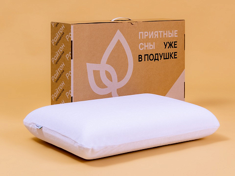 Подушка из латекса ClimatGel Max - Подушка удобной формы на основе уникального материала RaitexGel, материал с эффектом «памяти» MemoRait.