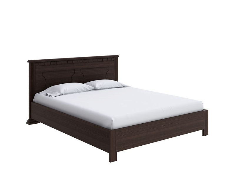 Кровать Milena-М-тахта с подъемным механизмом 120x200 Массив (сосна) Белая эмаль - Кровать в классическом стиле из массива с подъемным механизмом.