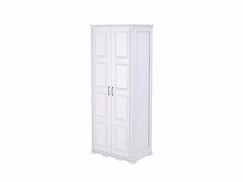 Шкаф 2х дв Milena - Двухдверный шкаф с двумя полками и продольной штангой-вешалом для хранения вещей и одежды.